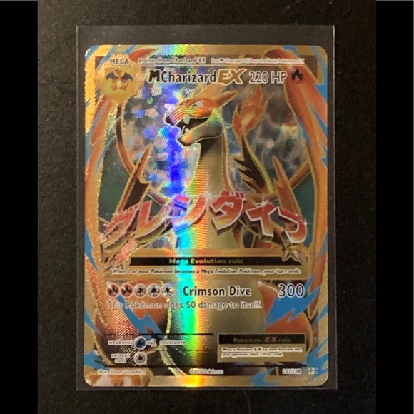 Pokemon | Other | Full Art M Charizard Ex Evolutions Pokemon Tcg Ultra Rare  Holo 1108 Rare | Poshmark